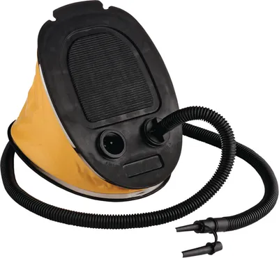 Zdjęcie produktu dla Pompka nożna Camp Active, 26,5 x 18 x 20 cm, 5 l, kompaktowa pompka powietrza, lekka, szybko działająca