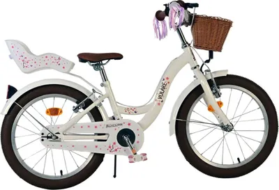 Produktbild von Volare Blossom Kinderfahrrad - Mädchen - 18 Zoll - Weiß - Zweihandbremsen [CLONE]