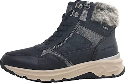 Image de Romika Femmes Bottes à lacets Noir Loisirs, Taille:40 EU