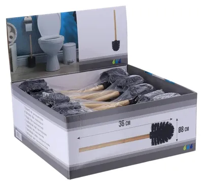 Produktbild von Wc bürste schwarz bambus stiel - Tendance