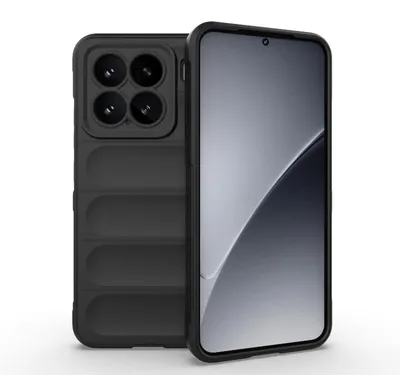 Produktbild von Mobigear Bumpy Handyhülle für Xiaomi 15 - Backcover TPU Schwarz