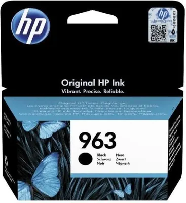 Immagine prodotto di Cartuccia d'inchiostro, HP 963, nero, originale, a getto d'inchiostro, per OfficeJet Pro 9010, serie 9020