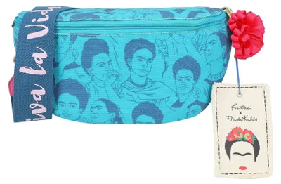 Produktbild von Fritzi aus Preußen Umhängetasche Fritzi x Frida Kahlo Bum Bag Limited Frida Heads türkis