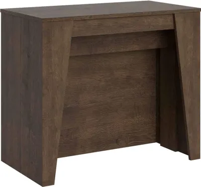 Immagine prodotto di ITYHOME - Consolle allungabile 90x48/296 cm Bakari noce allunghe interne