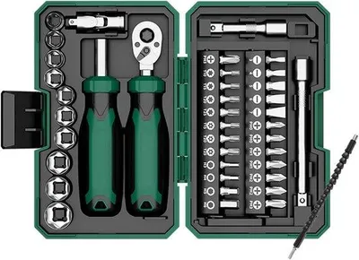 Productafbeelding van 40-delige combinatie-schroevendraaierset, magnetische schroevendraaierset voor handgereedschap bij reparaties