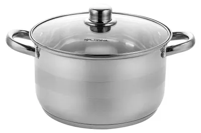 Obrázok produktu pre Nerezový hrniec, priemer 24 cm, vhodné na sporák