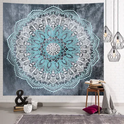 Produktbild von 200cmx 150cm Wandteppich, Makata, Wandschal, Natur, Wanddekoration, weiches Material, Teppich für Wohnzimmer, Schlafzimmer, Yogamatte, Picknickdecke, Wanddekoration, Farbe 22