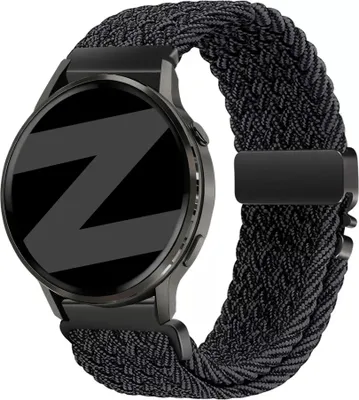 Produktbild von Bandz Steel „One Bead“-Armband, geeignet für Garmin Vivoactive 4 / Garmin Venu 4 – 45 mm / Garmin Venu 3 / Garmin Venu 2 – Schwarz