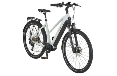 Produktbild von PROPHETE ENTDECKER 5.0 Damen Trekking E-Bike 28" | AEG Mittelmotor 48 V 100 Nm, 800 Wh Akku, Shimano Deore 10-Gang, Hydraulische Scheibenbremsen