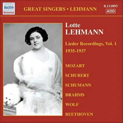 Produktbild von Lehmann, L: Liederaufnahmen Vol.1 1935-37