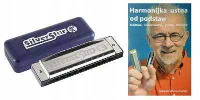 Produktbild von HOHNER Silver Star Mundharmonika E-Dur Einsteigerhandbuch