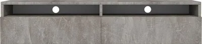 Produktbild von Selsey Rednaw - TV-Schrank mit zwei Schubladen, Betonoptik mit LED, 140 cm