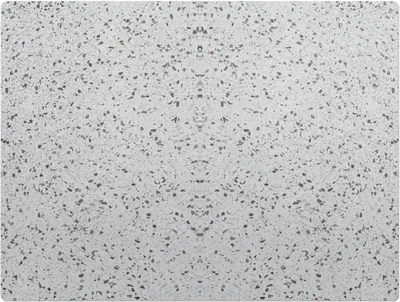 Produktbild von Terrazzo-Symmetrie – Bodenschutzmatte – Rutschfest – Schutzmatte für Büro – Vinylmatte – Stuhlunterlage  – 120 x 90 cm