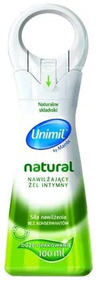 Obrázok produktu pre Unimil Natural nawilżający żel intymny, 100ml