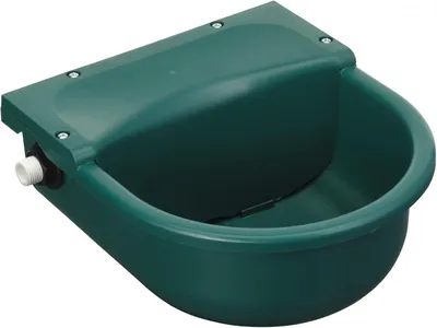 Productafbeelding van Vlotterdrinkbak voor paarden en vee - 3 liter - met afvoerstop - wateraansluiting G 1/2 inch - polypropyleen
