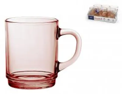 Immagine prodotto di DURALEX Set 6 Mug Versailles In Vetro Rosa Cl26