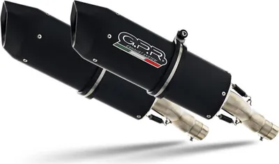 Produktbild von GPR Slip-On Auspuffanlagen Black Fury genehmigt für Triumph Speed Triple 1050 2011-2015
