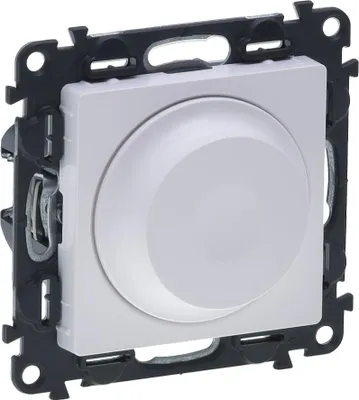 Zdjęcie produktu dla ŚCIEMNIACZ OBROTOWY 240 V~ - 50 Hz Z OSŁONĄ VALENA LIFE LEGRAND - BIAŁY