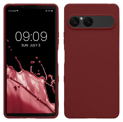 Immagine prodotto di Custodia kwmobile per Sony Xperia 10 VII / Xperia 10 VIII, realizzata in TPU. La custodia protegge il telefono, supporta la ricarica wireless ed è flessibile. La superficie gommata offre una presa sicura
