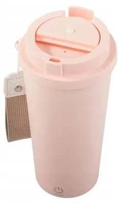 Zdjęcie produktu dla Verk 07383 Samomieszający się kubek do kawy 400 ml, różowy
