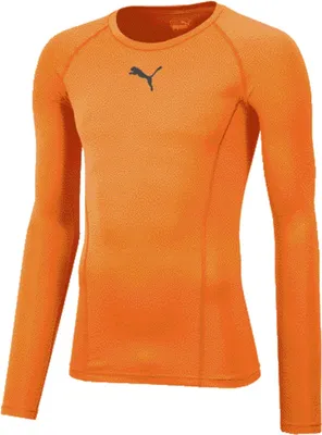 Zdjęcie produktu dla Puma Football Bodywear Liga Baselayer Koszulka z długim rękawem Męska koszulka funkcyjna pomarańczowy rozmiar S