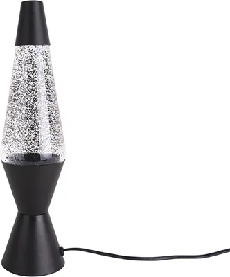 Produktbild von Tischlampe Glitter - Schwarz - 37x10cm