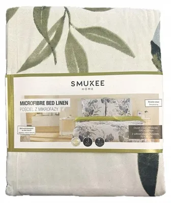 Obrázek produktu pro Souprava povlečení Smukee, rozměr 220x200 cm, 2x 70x80 cm, květinový motiv
