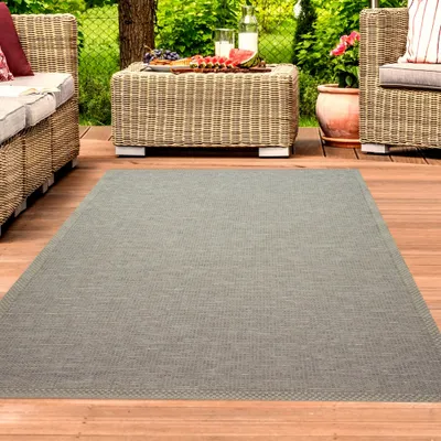 Obrázek produktu pro Koberec Sisal béžovo-šedý pro vnitřní i venkovní použití Rozměry: 160 x 220 cm