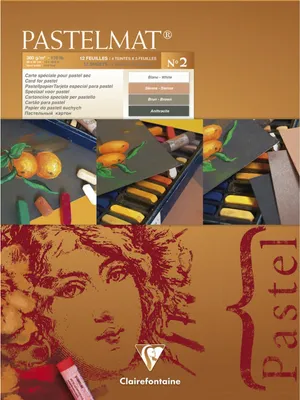 Image de Clairefontaine Pastelmat N°2 30x40 360g 12feuilles