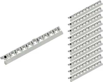 Produktbild von Nummer Markierungen für LC LWL Kabel, Markierung 0 bis 9, 10er Set, Good Connections®