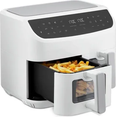 Obrázek produktu pro Dvojitá horkovzdušná fritéza Dual Cook z nerezové oceli, 2x