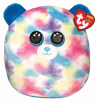 Image de Ty Squish-a-Boos Hope - ourson pastel, 22 cm