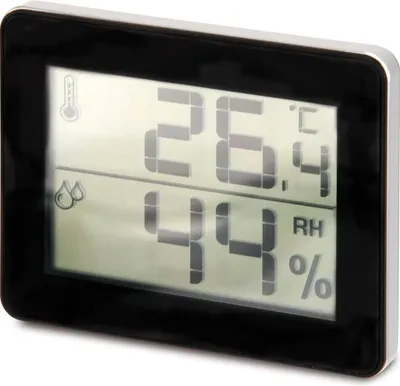 Zdjęcie produktu dla TFA-Dostmann 30.5027.01, Czarny, Wilgotnościomierz wewnętrzny, Termometr wewnętrzny, Wilgotnościomierz, Termometr, Wilgotnościomierz, Termometr, Plastik, 20 - 95%