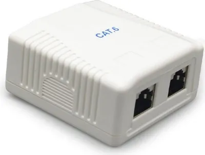 Immagine prodotto di gembird CAT6 FTP 2-Port-Aufputzdose