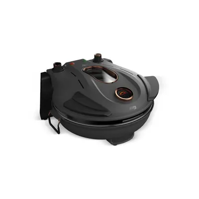 Produktbild von Xblitz Fornello Pizzaofen, Elektrischer Pizza-Ofen bis 400°C, mit Cordierit-Pizzastein, für knusprige Pizza, 1200W, Schwarz, inkl. 2 Pizzaschieber