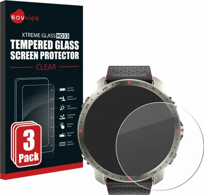 Produktbild von 3x Savvies Schutzglas für Polar Grit X Pro Titan Displayschutz 9H Glas klar transparent