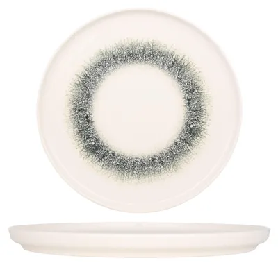Imagen del producto de Plato para servir de Kütahya Porselen, colección Black Ice, porcelana, 27 cm