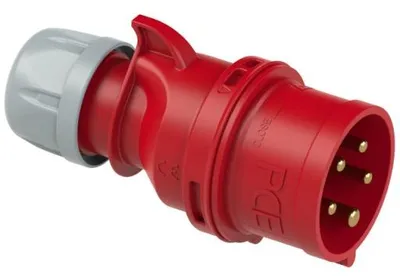 Obrázek produktu pro Přenosná zástrčka PCE IP44 32 A 3P+Z+N