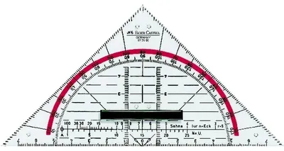 Produktbild von Faber-Castell 177199, Rot, Transparent, cm, mm, 2,2 mm, 80 mm, 160 mm