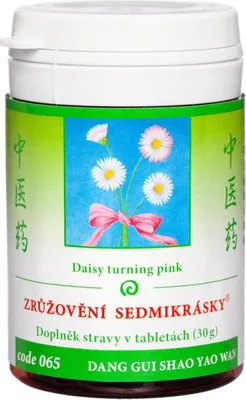 Obrázek produktu pro 065 Zrůžovění sedmikrásky (DANG GUI SHAO YAO WAN), 100 tbl.