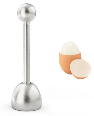 Eier-Cracker-Topper aus Edelstahl, 13,2 x 3,6 cm