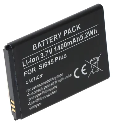 Produktbild von Akku kompatibel Bea-Fon SL645/SL645Plus Akku, Li-ion, 3,7V, 1400mAh, 5,2Wh, ICP5/44/55