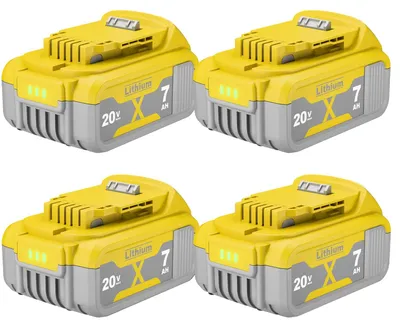 Obrázok produktu pre Náhradná lítiovo-iónová batéria, kapacita 7000 mAh, široká kompatibilita, 4 kusy