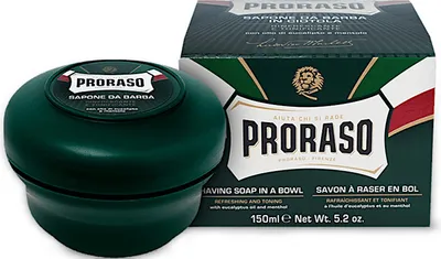 Produktbild von Proraso mýdlo na holení Odświeżające i tonizujące mydło do golenia 150 ml