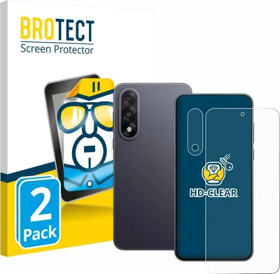 Produktbild von 2x Für OnePlus Nord 5 (Display+Kamera) Schutzfolie BROTECT Displayschutz Display Schutz Folie Klar Transparent