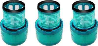 Produktbild von 3x Trade-Shop HEPA-Filter Türkis kompatibel mit Dyson Cyclone V11 Serie (wie V11 Absolute, Animal, Fluffy, Total Clean) ersetzt SV14 970013-02