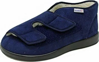 Immagine prodotto di Pantofola Varomed velcro velours Art. N. 60928-25 Genurar Winter II blu Taglie 37 - 46