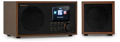 Produktbild von Auna Radio, Aufladbares DAB-Radio, DAB Plus Radio mit Bluetooth, Radio Batteriebetrieben mit DAB/DAB+/FM, Küchenradio mit HCC-Display, Wecker, 5 h Betrieb, Radio mit Netzstecker, Mini-Radio Klein