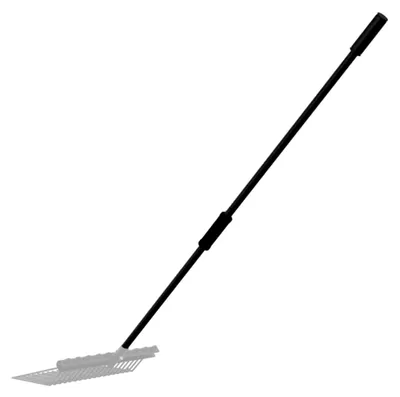 Produktbild von Stahl Heugabel-Stiel, Ersatzstiel für die Landwirtschaft, Schwarz, 3,5 x 127,5 cm
