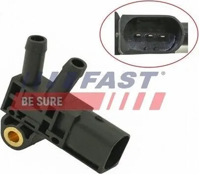 Produktbild von FAST FT54303 Abgasdruck Differenzdrucksensor passend für MERCEDES-BENZ E-Klasse Limousine (W212) E-Klasse T-modell (S212) SPRINTER 3,5-t Kasten (906)